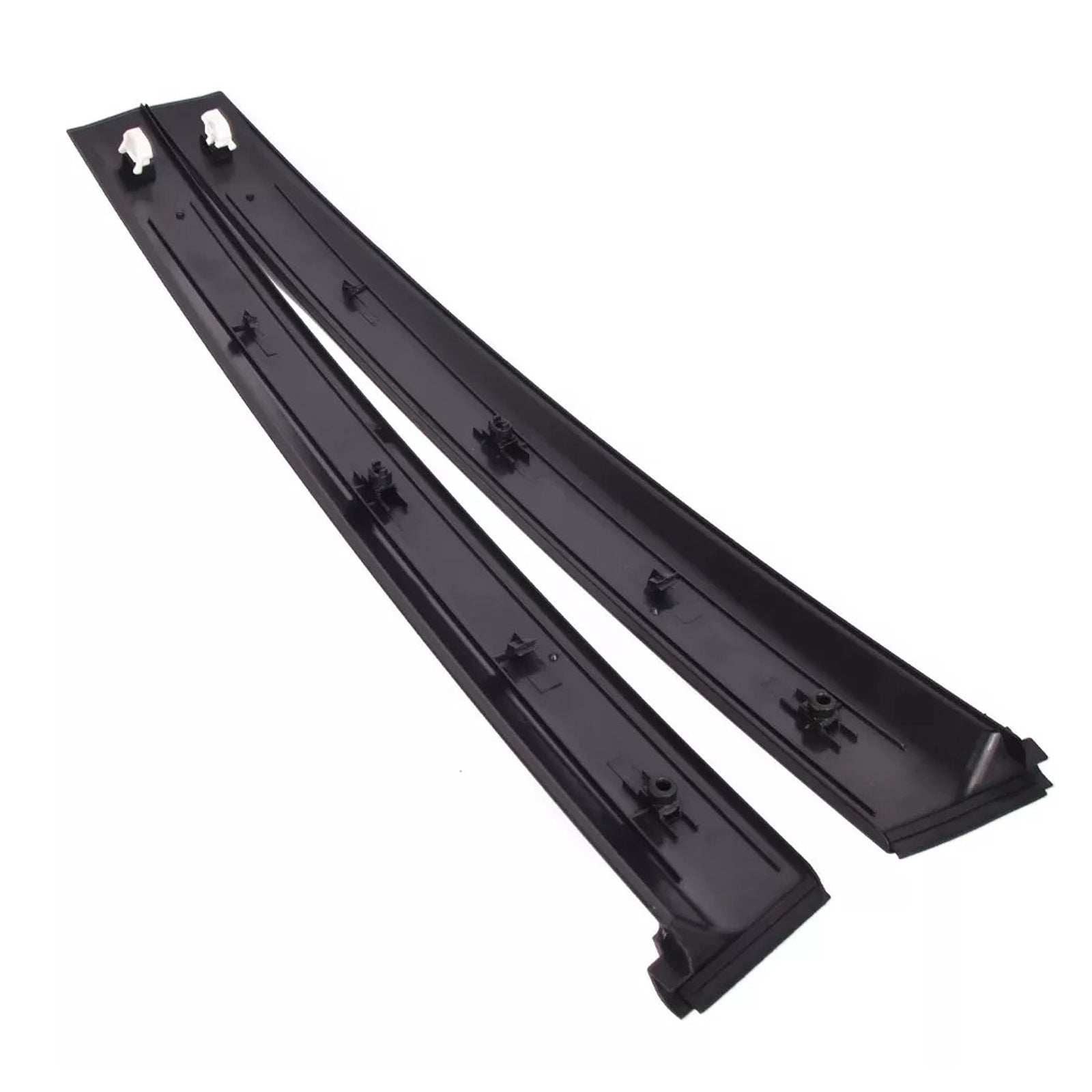 1992-1995 Honda Civic Coupe Hatchback Left Right Door Pillar Sash Trim Garnish Set SLJ-1173A-BK