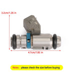 Fuel Injector IWP181 Compatible with Harley-Davidson Sportster XL 1200C Custom Single Unit