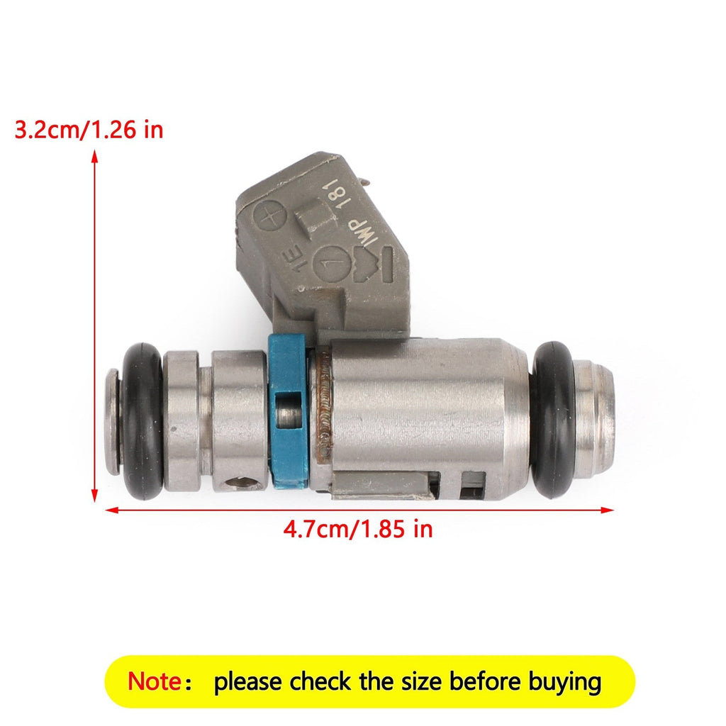 Single Fuel Injector IWP181 for Harley-Davidson XL 1200C Sportster Custom Motorcycle