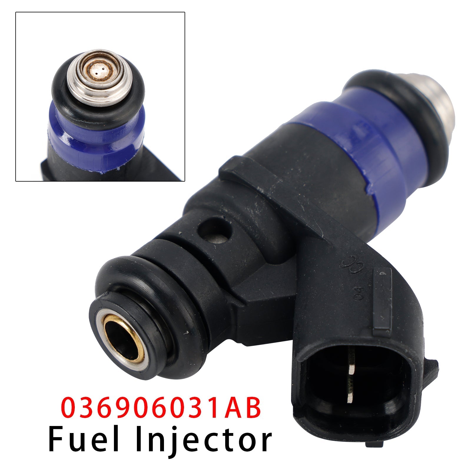 Fuel Injector 036906031AB Compatible with VW Polo Skoda Fabia Seat Ibiza 1.4 16V