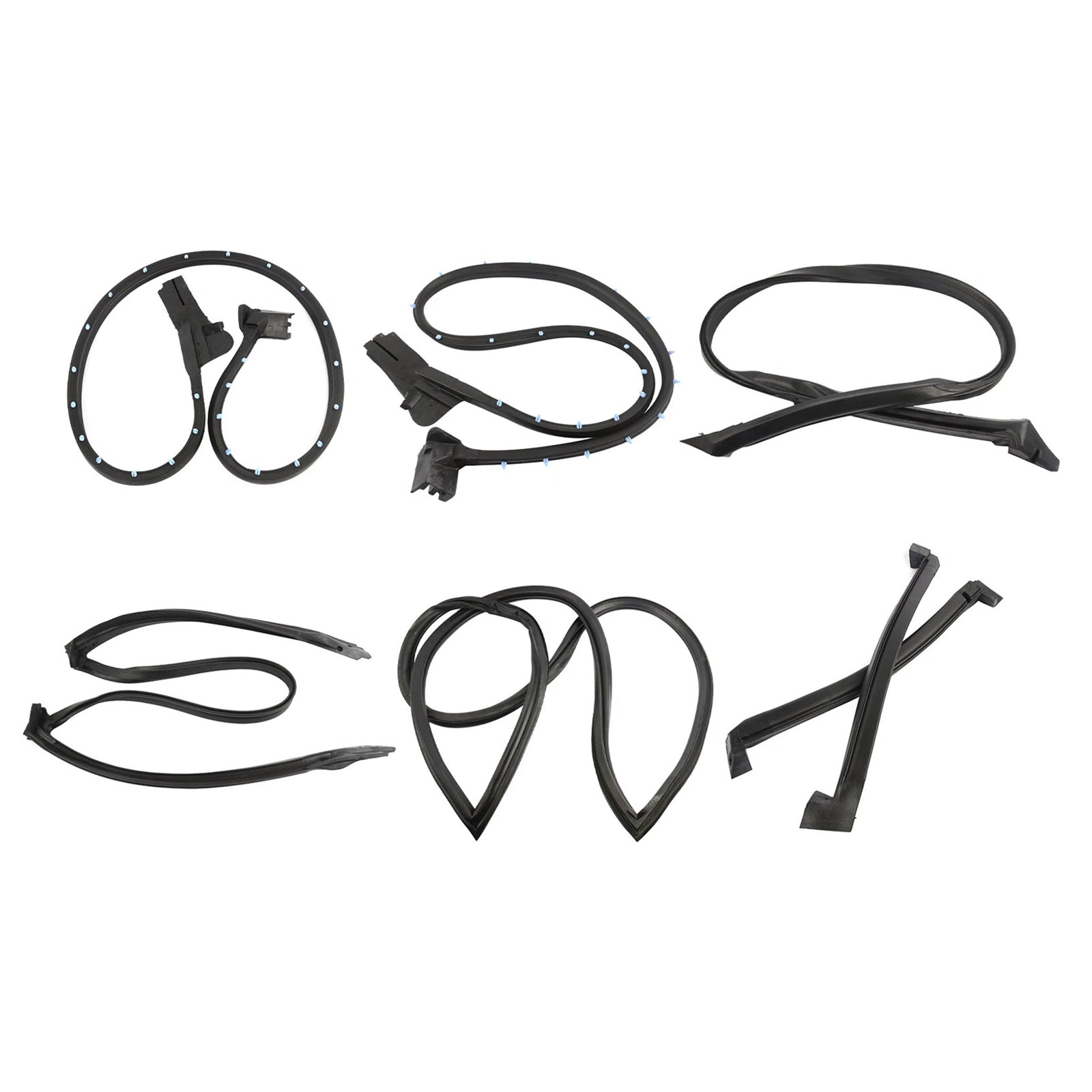 1984 to 1996 Chevy Corvette C4 Coupe Waterproof Weatherstrip Seal Kit 9096GGW