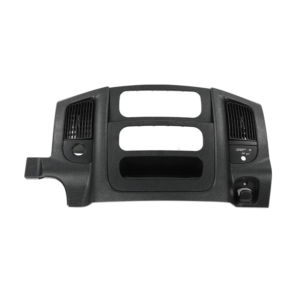 2002 2003 2004 2005 Dodge Ram 1500 Black Center Dash Air Vent Radio Bezel Panel
