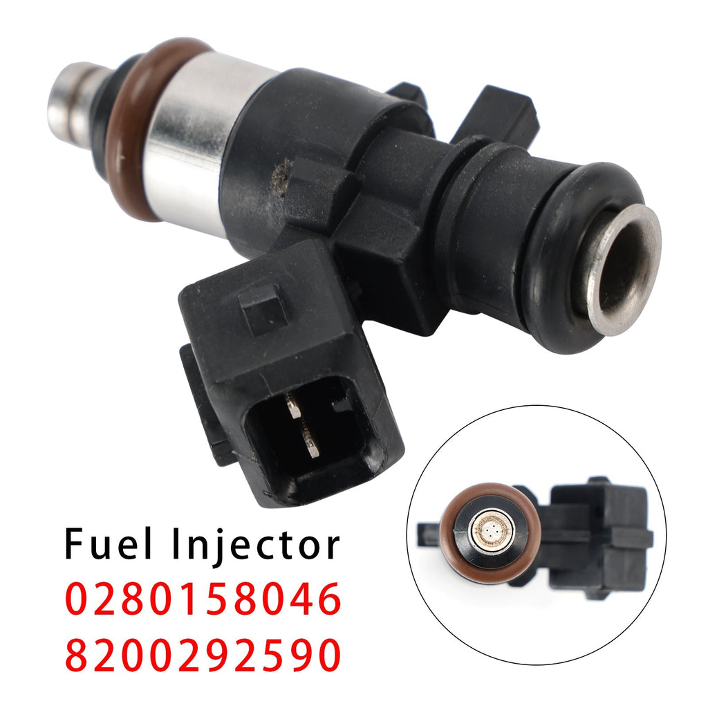 1 Piece Fuel Injector 0280158046 Compatible with Dacia Sandero Renault Clio III 8200292590