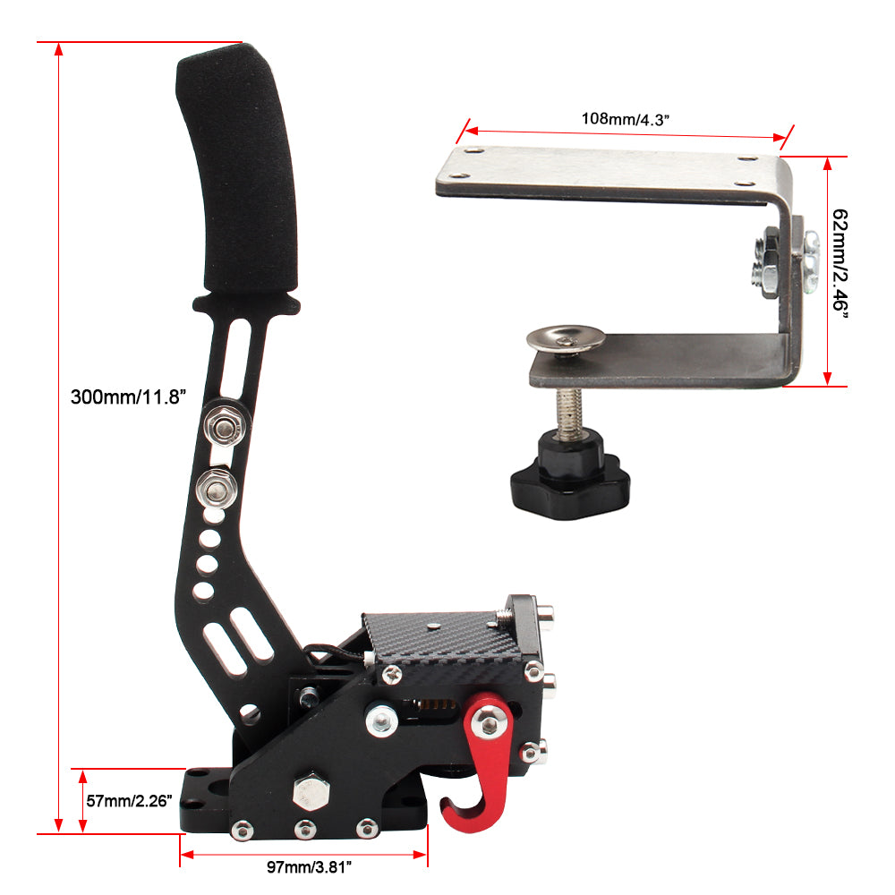 14-Bit SIM Racing Handbrake with USB 3.0 for G27 G29 G920 Steering Wheel Stands