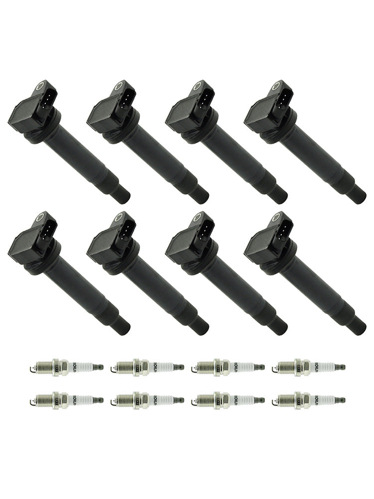 Lexus GS430 2001-2007 8-Piece Ignition Coil and Spark Plug Set UF230 4.3L