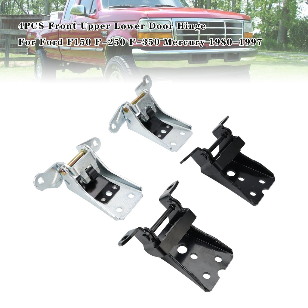 Ford Granada 1981 1982 4-Piece Front Door Hinge Assembly Upper Lower 925-066 925-068