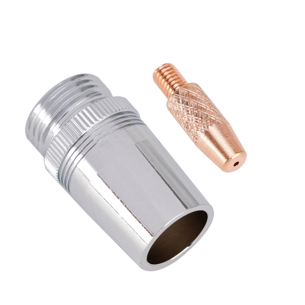 Miller Spoolmate 100/185/3035 Spool Gun Consumables: 20 Contact Tips + 2 Nozzles 186405