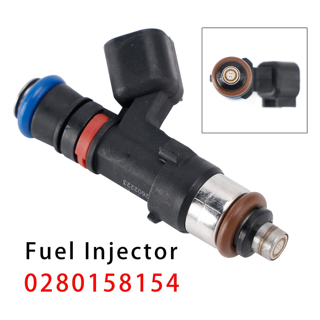 1 Piece OEM Fuel Injector 0280158154 Compatible with 2007 2008 GMC Acadia Enclave Saturn Outlook Vue