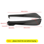 19" Gloss Black Universal Rear Bumper Splitter Diffuser Fin Canard Spoiler Lip Valence Generic
