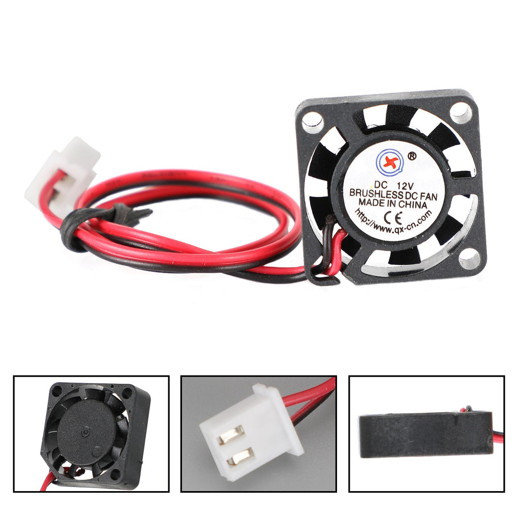 12V Brushless DC Cooling Blower Fan 2 Pin 20x20x6mm 0.06A 2006