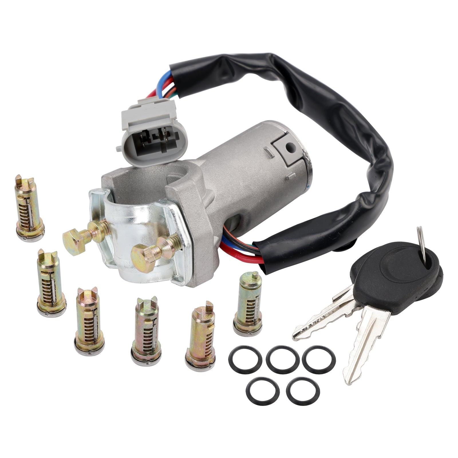 Iveco Daily Ignition Lock Cylinder Kit 6x Locking Cylinders with Key 2000-2006 2991727