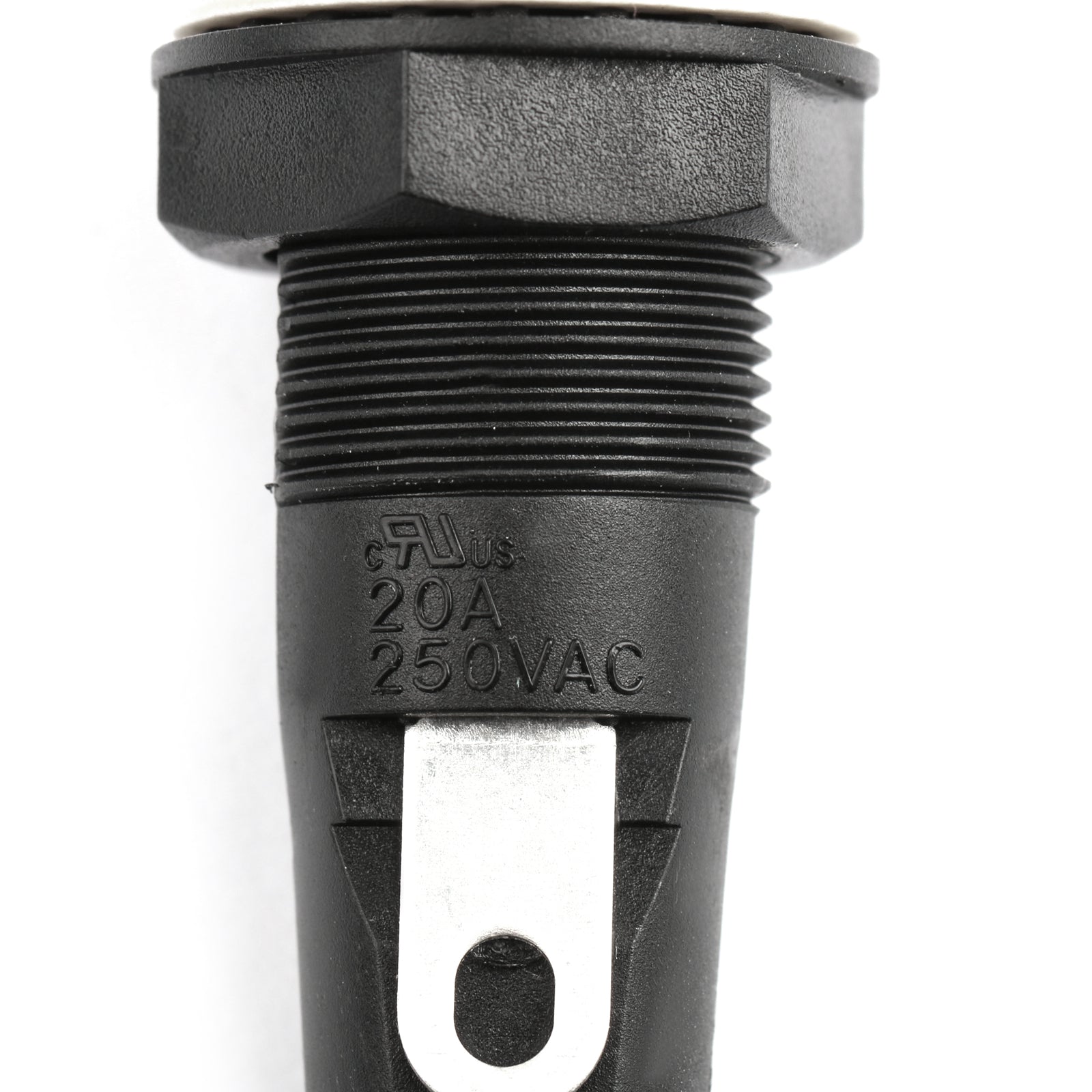 SCI R3-55B Chassis Fuse Holder 1PC Panel Mount 250V 20A 6x30mm Glass Fuse Compatible