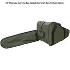 20 Inch Portable Chainsaw Holdall Bag Green Transport Case