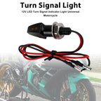 12V Universal LED Indicator Light for Motorcycle Turn Signals 8mm Yamaha
