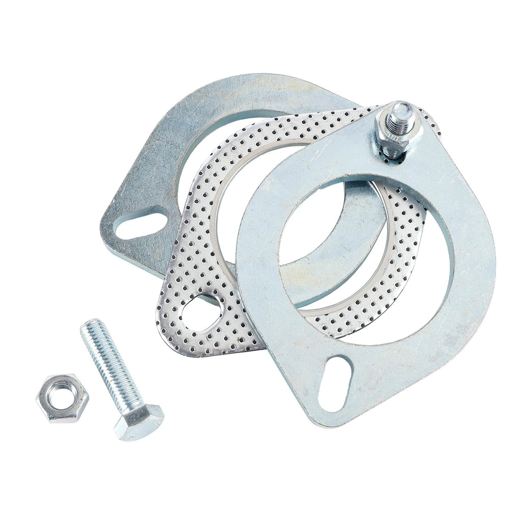 Exhaust Pipe Repair Flanges Steel 2.5" 64mm Joint Connectors with Hardware