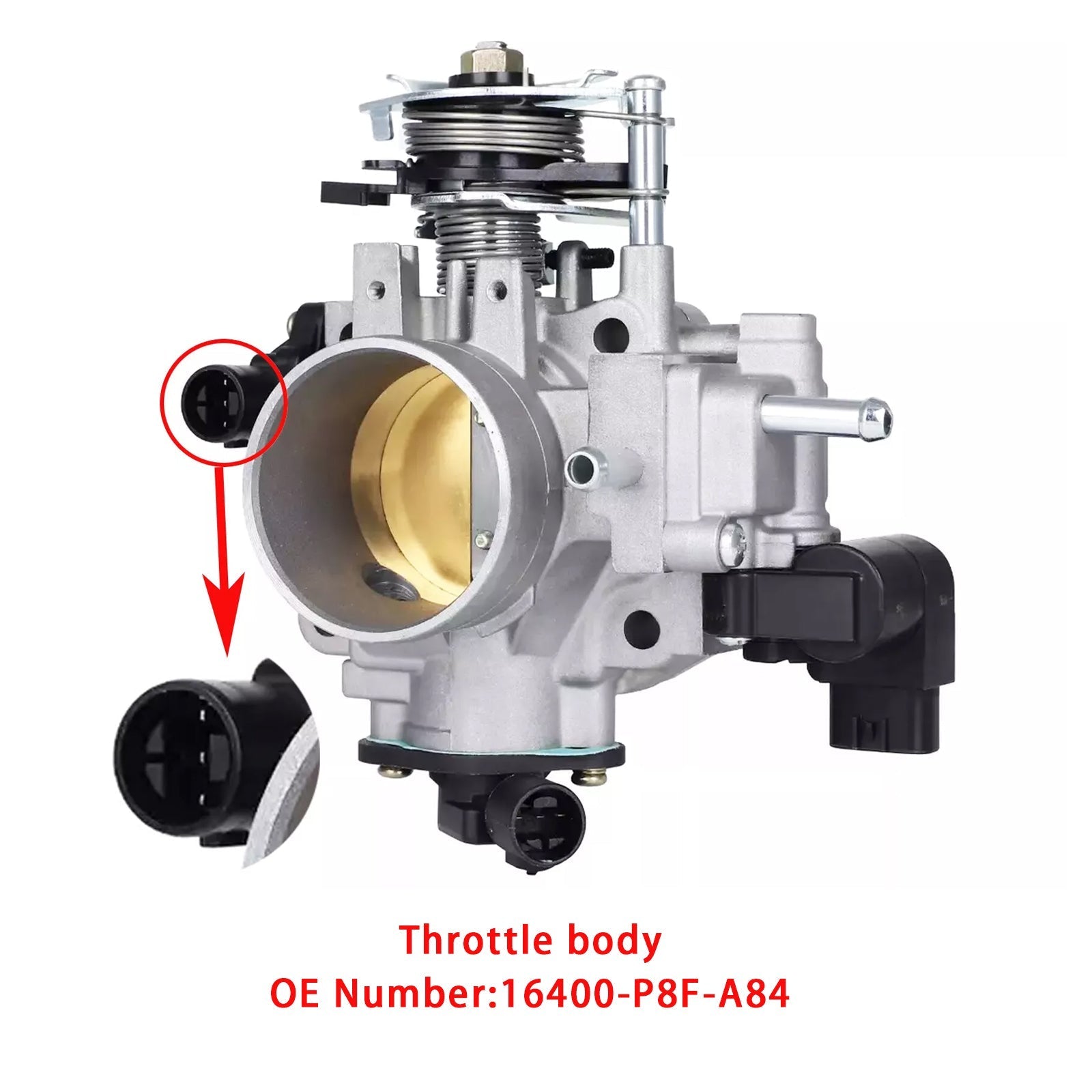 2002 2003 2004 Honda Odyssey V6 Gas Throttle Body 16400-P8F-A84 EX EX-L LX Models