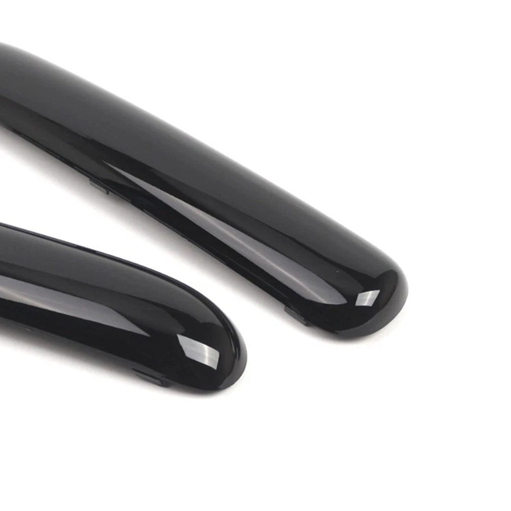 Mini One Cooper R50/R52/R53 2001-2004 Glossy Black Front Bumper Trim Set Pair