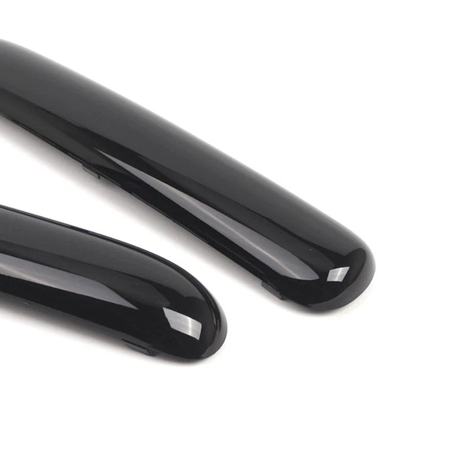 Mini One Cooper R50/R52/R53 2001-2004 Glossy Black Front Bumper Trim Set Pair