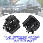 Front Door Lock Latch Actuator Set for 2001-2003 BMW X5 E53 4.6is 255 KW 4619 ccm 51218402537/540
