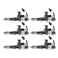 1984-2018 Hino J08E 3.8 4.7L Kobelco Diesel 6 Fuel Injectors 095000-6593
