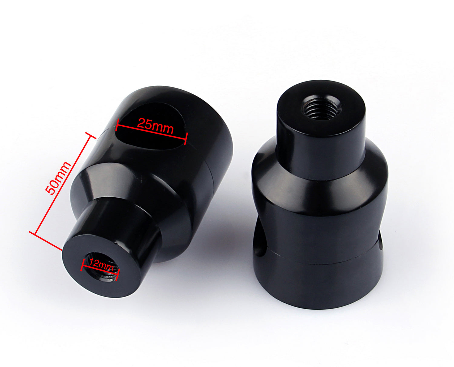Handlebar Risers 2" Motorcycle Cruiser Yamaha V-Star Honda VTX Suzuki Boulevard Generic Fit