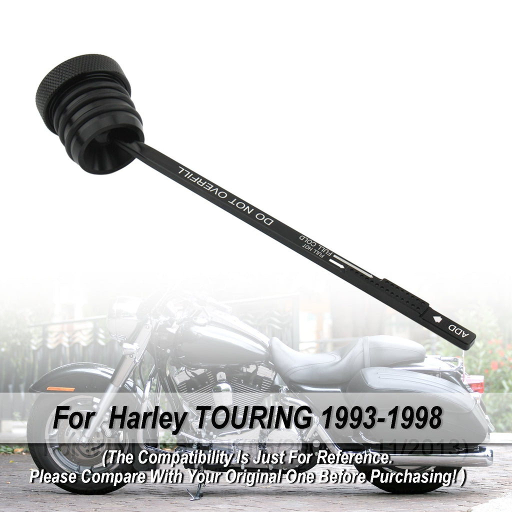 Oil Dipstick Tank Cap Plug for 1993-1998 Harley FLHT FLHS FLTC Touring Models 0710-0002
