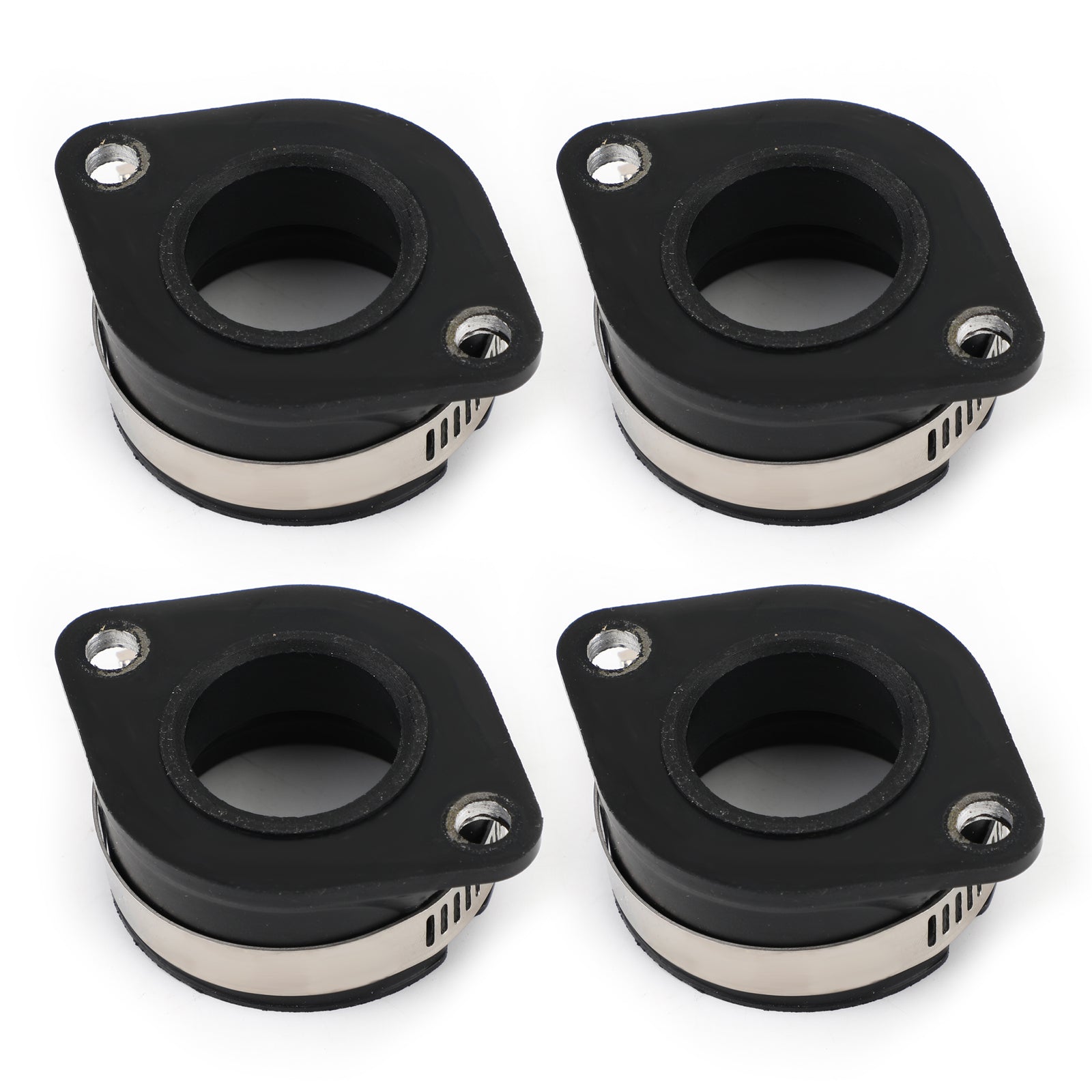 Kawasaki KZ1000 KZ1100 1981-1982 4 Piece Intake Manifold Boot Kit 16065-1135