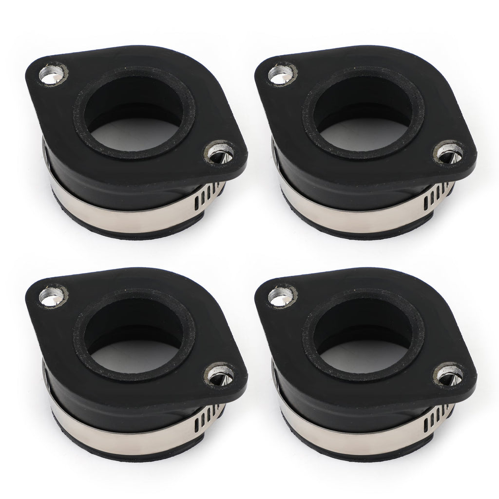 4 PCS Intake Manifold Boots for 1981 1982 Kawasaki KZ1100 KZ1000 16065-1135