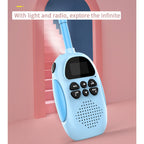 Handheld 22 Channel 2 Way Radio for Kids 3 KM Range 2 Pack Walkie Talkies
