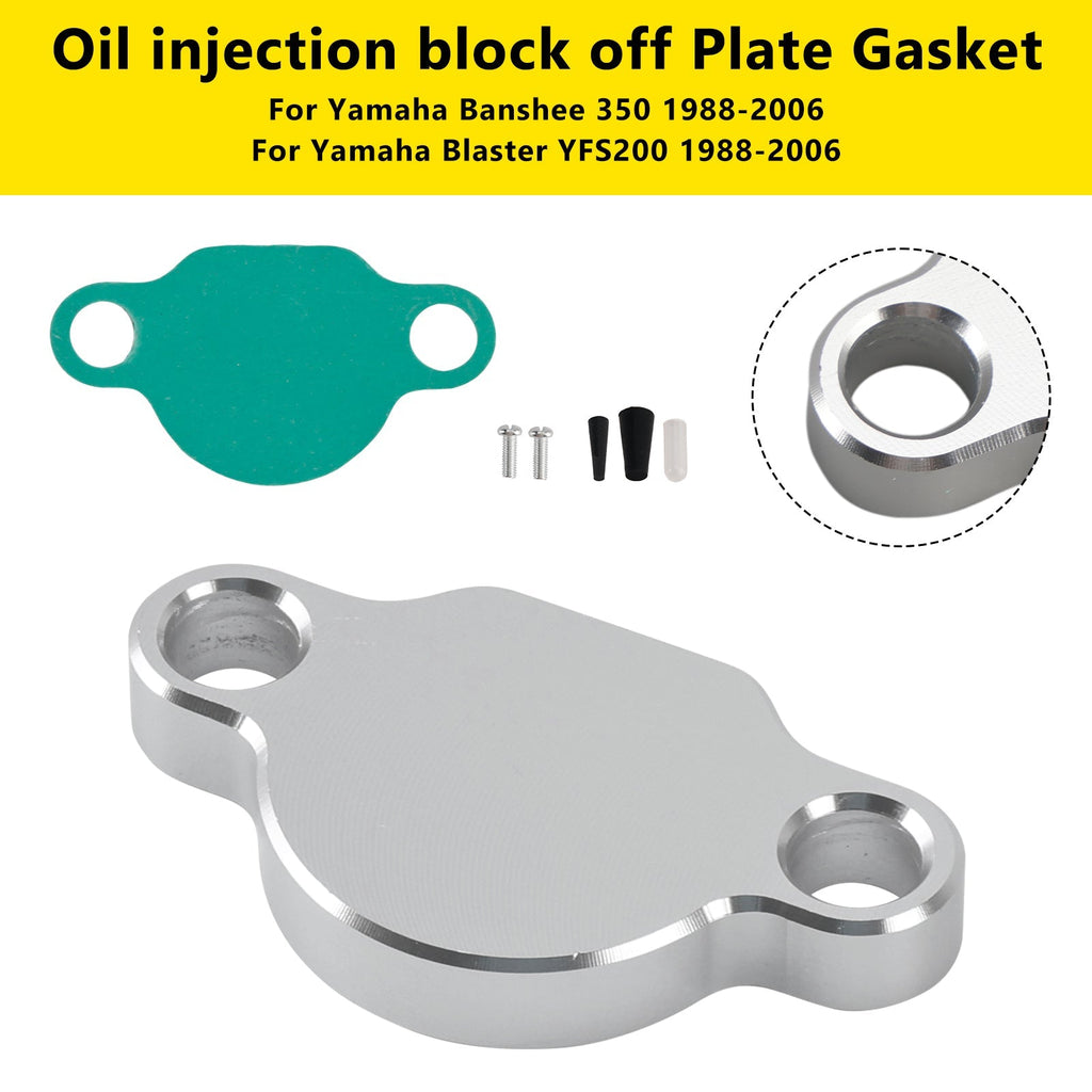 1988 to 2006 Yamaha Banshee 350 Oil Pump Block Gasket Plate