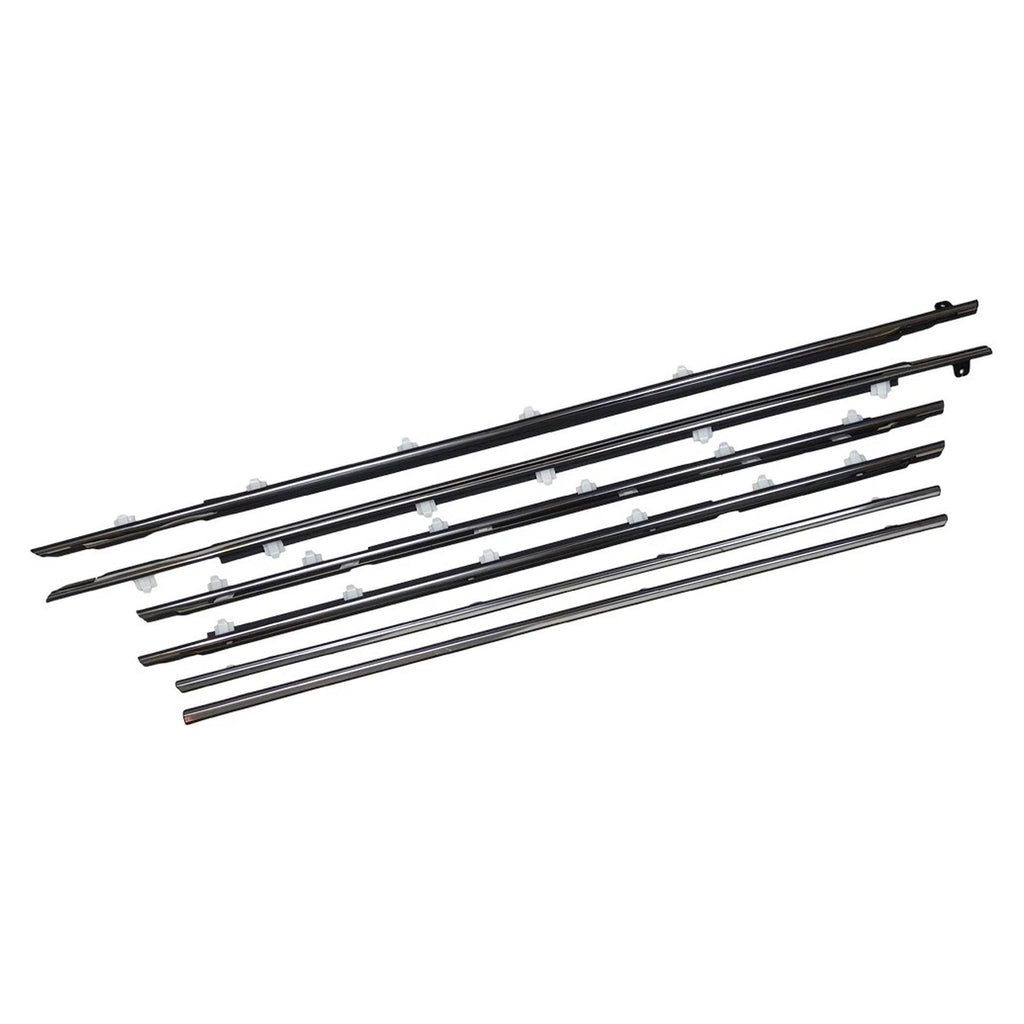 1996-1998 Lexus LX450 FZJ80 Door Belt Molding Trim Set 6 Pieces OEM Parts 75710-60011 75720-60011