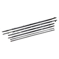 Door Belt Molding Trim for 1996-1998 Lexus LX450 FZJ80 6PC Set Part Numbers 75710-60011 75720-60011