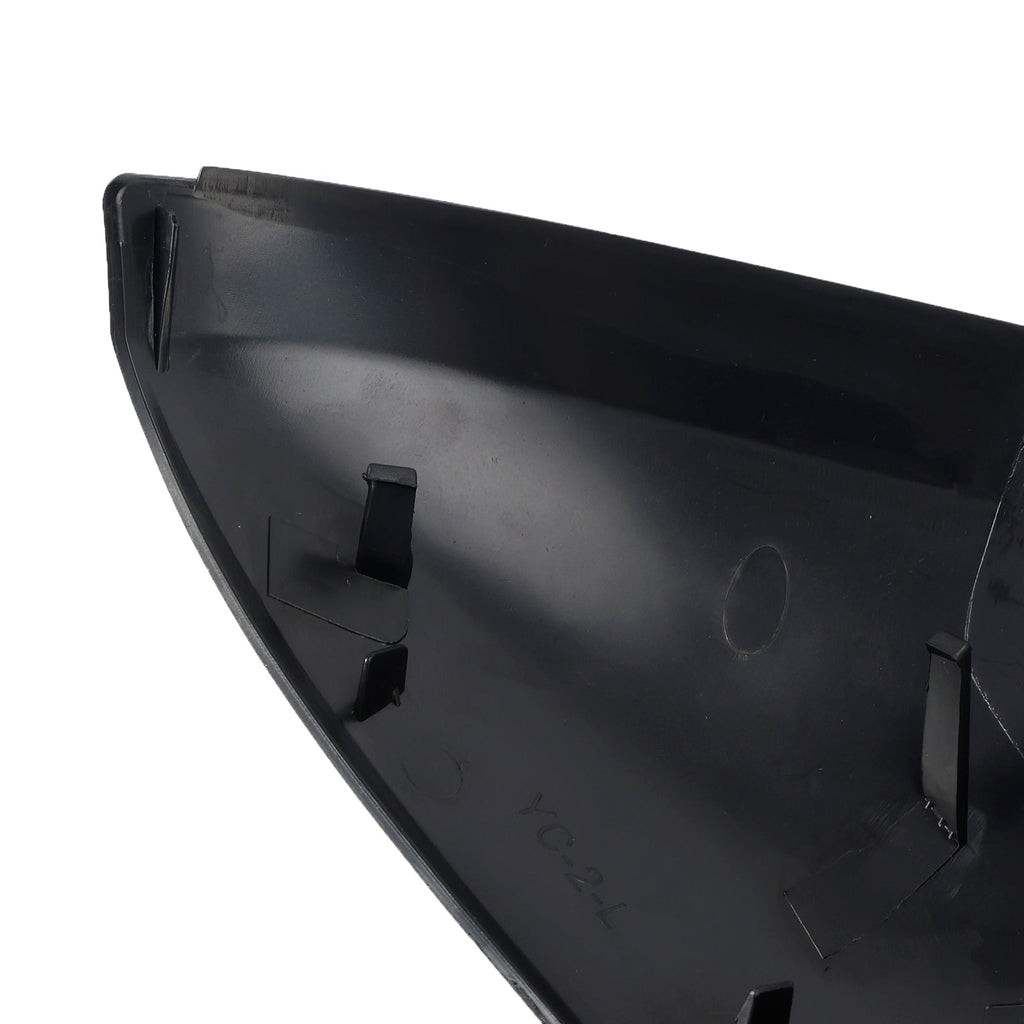 Peugeot 207 Hatchback Rearview Mirror Covers Matte Black Housing 2006 2007 2008 2009 2010 2011 2012 2013 2014 2015