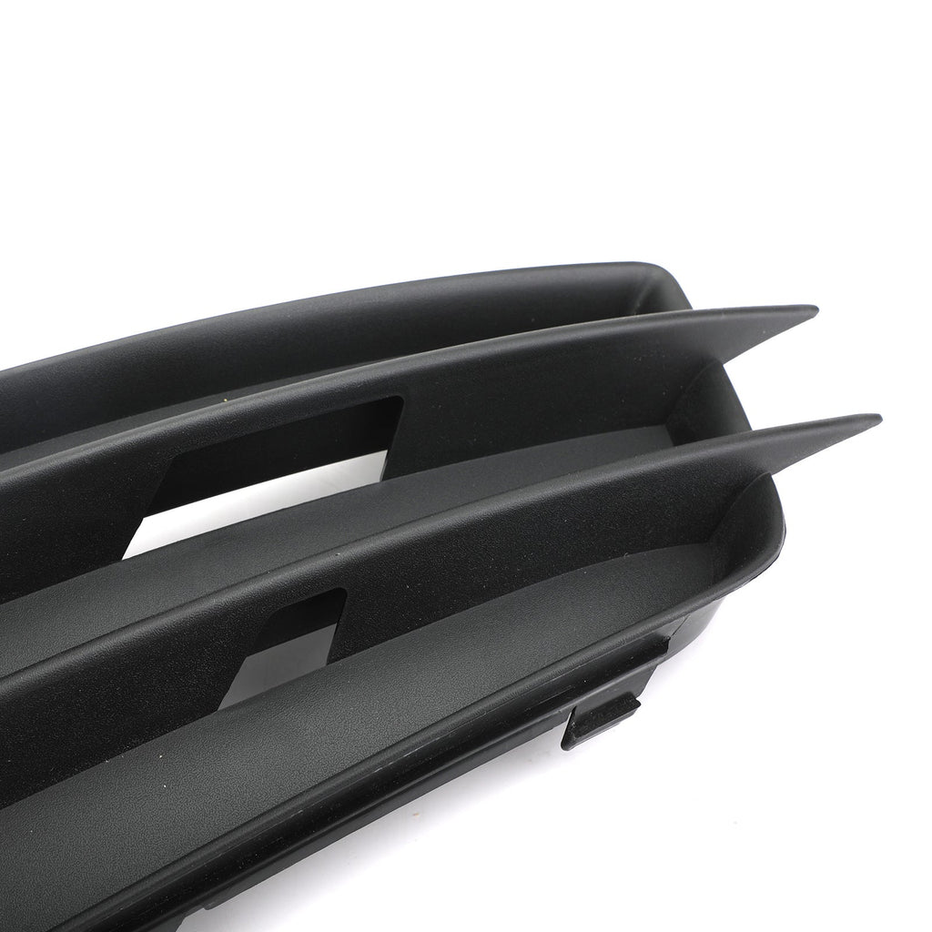 Audi A4 S4 S-LINE 2008-2012 Black Front Bumper Fog Light Grille Cover Set of 2
