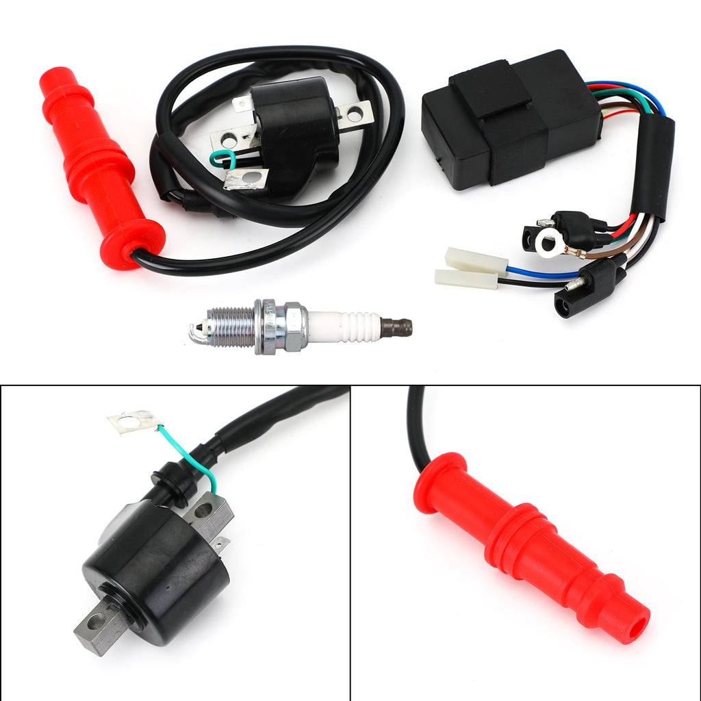 1996-2001 Polaris Sportsman 500 CDI Module Ignition Coil with Spark Plug 3085564