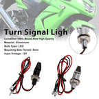 12V Universal LED Indicator Light for Motorcycle Turn Signals 8mm Yamaha