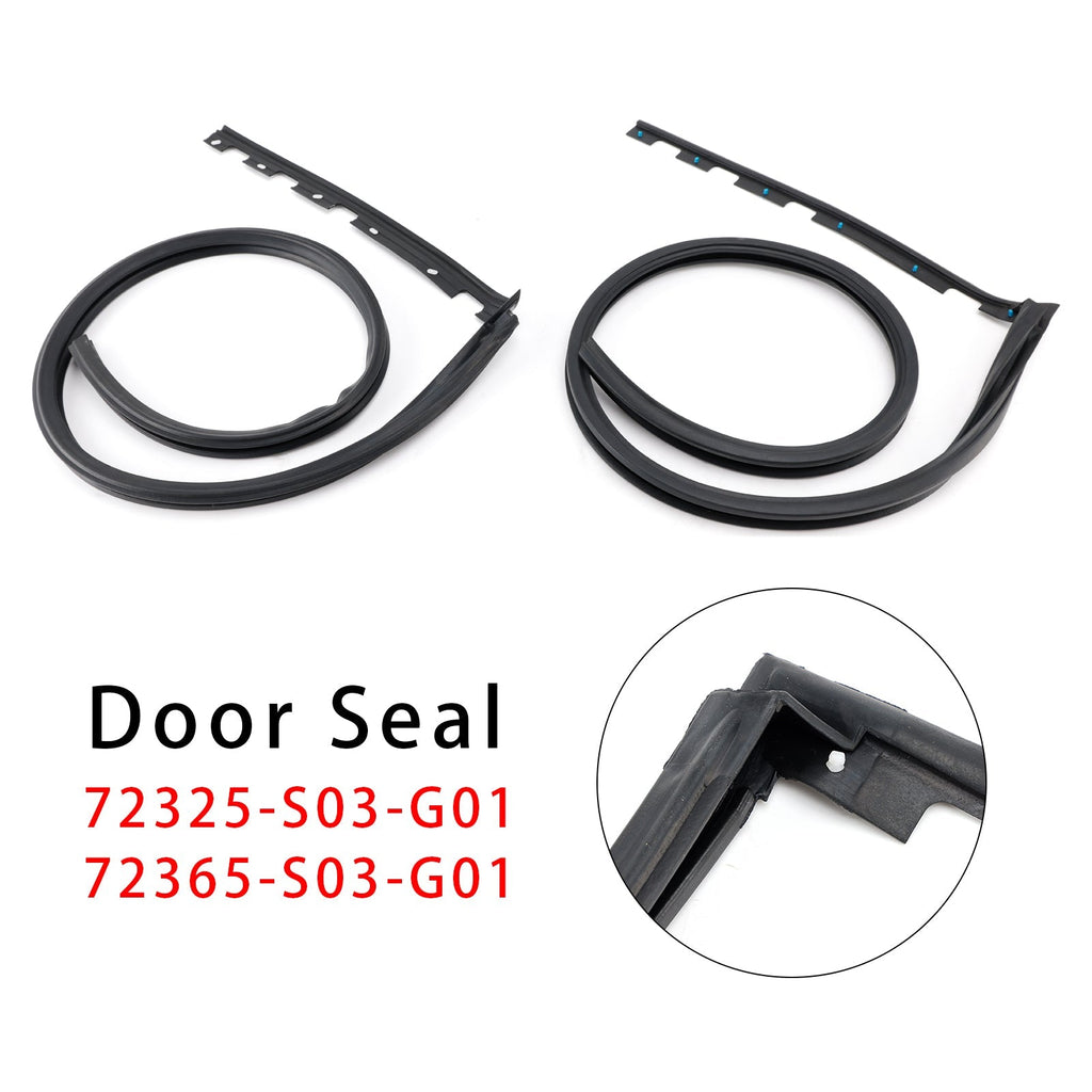 1996 1997 1998 1999 2000 Honda Civic EK Series Door Sub Seal Rubber Pair