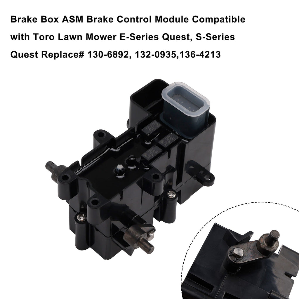 136-4213 130-6892 Brake Control Module Box Assembly Compatible with Toro Exmark Timecutter