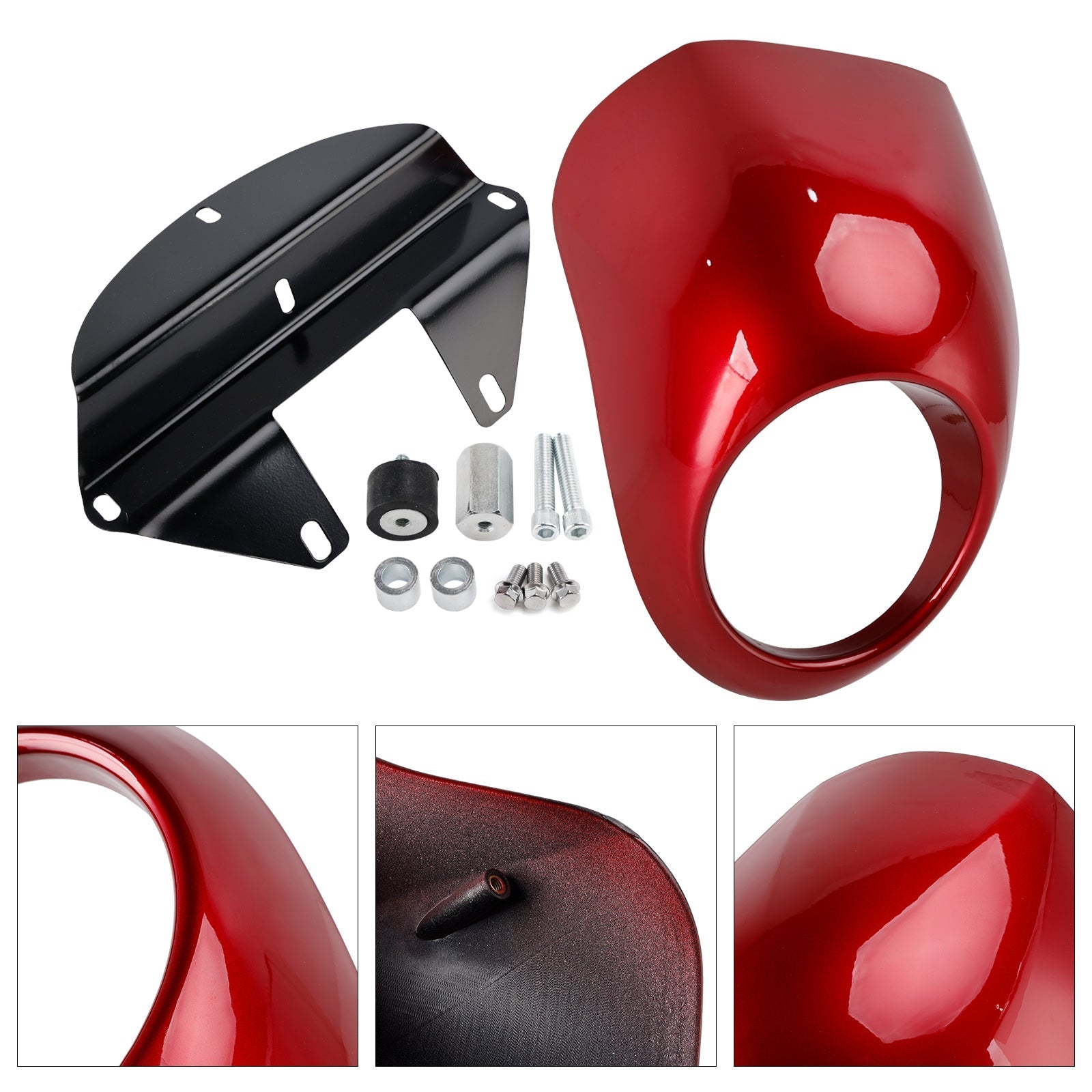 1973 and Later Sportster FX Dyna XL 883 1200 Headlight Fairing Cover Light Shield