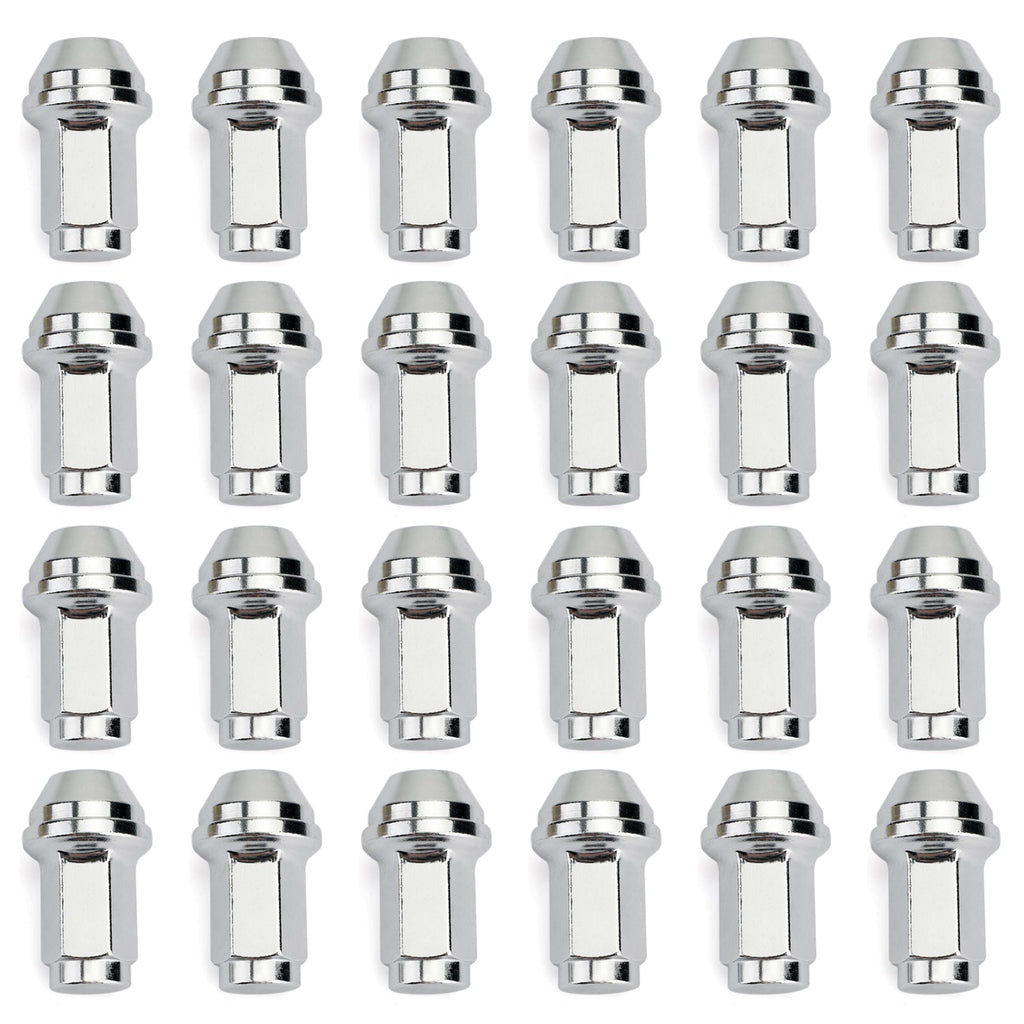 14x2 Carbon Steel Lugs Nuts For Ford F150 Expedition Lug 4L3Z-1012-A 24pcs Generic