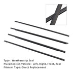 Nissan X-trail 2001-2007 4-Piece Window Weather Stripping Seal Belt