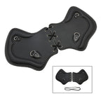 1985-2017 Harley Davidson Touring Softail Dyna Sportster Pair CNC Heat Shield Saddle Protectors Black Brown