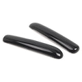 Front Bumper Trim Pair Glossy Black for 2001-2004 Mini Cooper One R50 R52 R53