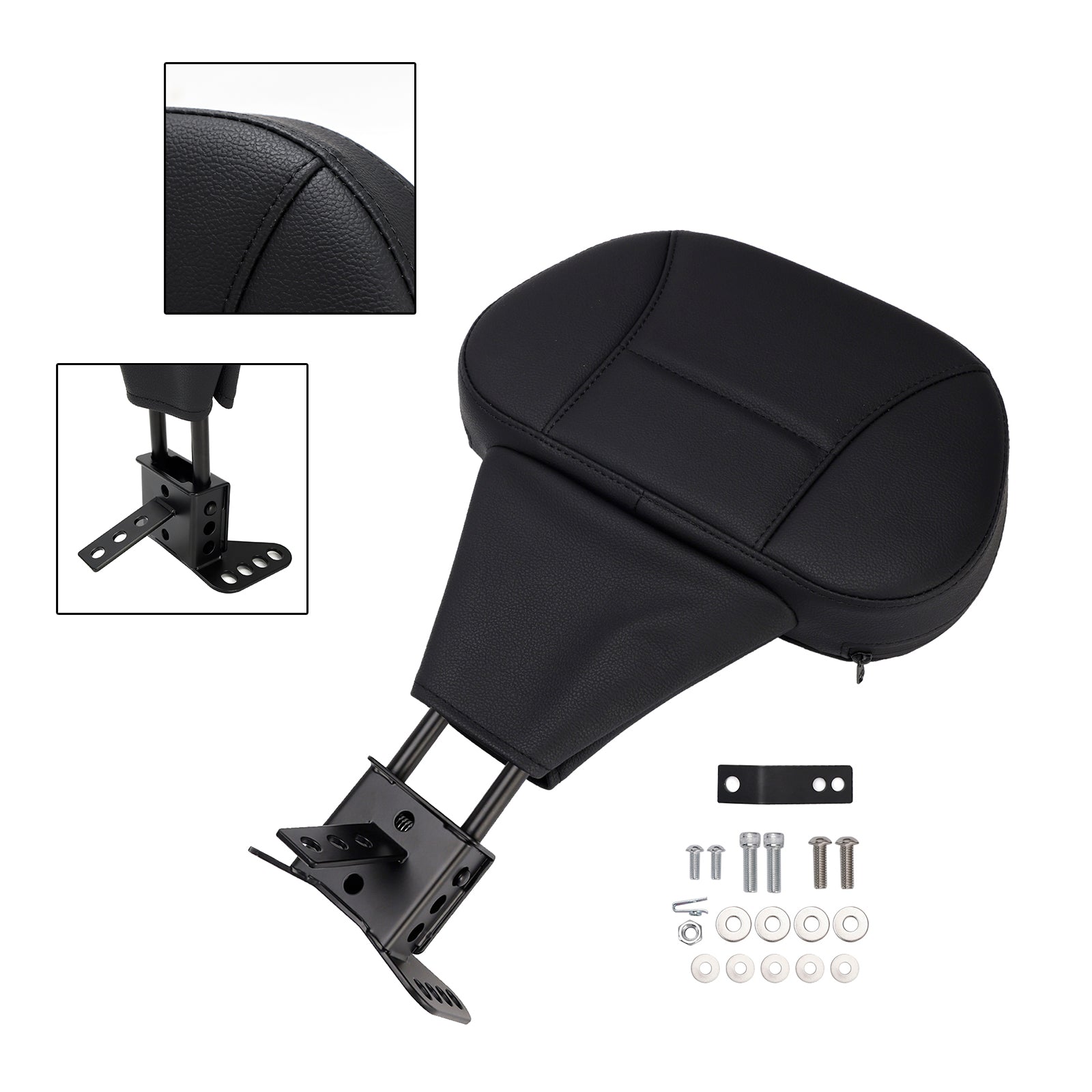 Driver Backrest Pad for 1988-2008 Electra Glide Road King Road Glide Tri Glide