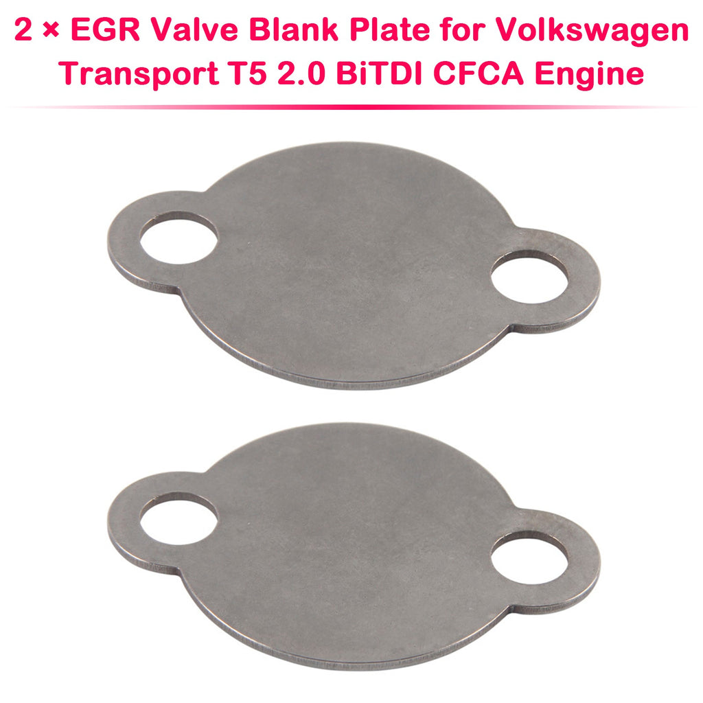 EGR Valve Blanking Plate for VW Transporter T5 2.0 BiTDI CFCA Engine