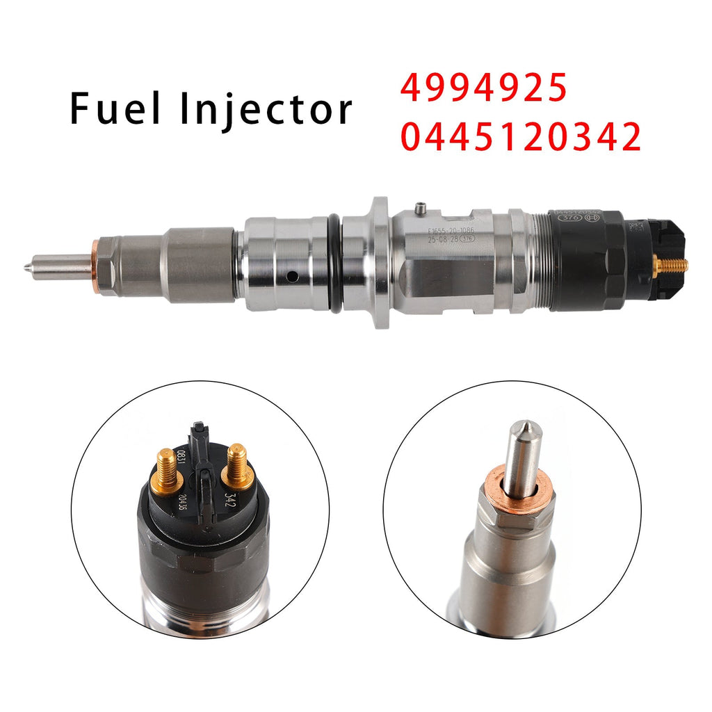 Fuel Injector 0445120342 for 2013-2018 Dodge RAM 6.7L Diesel Engine