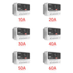 12V 24V 48V PWM Solar Charge Controller 10A to 60A Auto Regulation Iron Phosphate