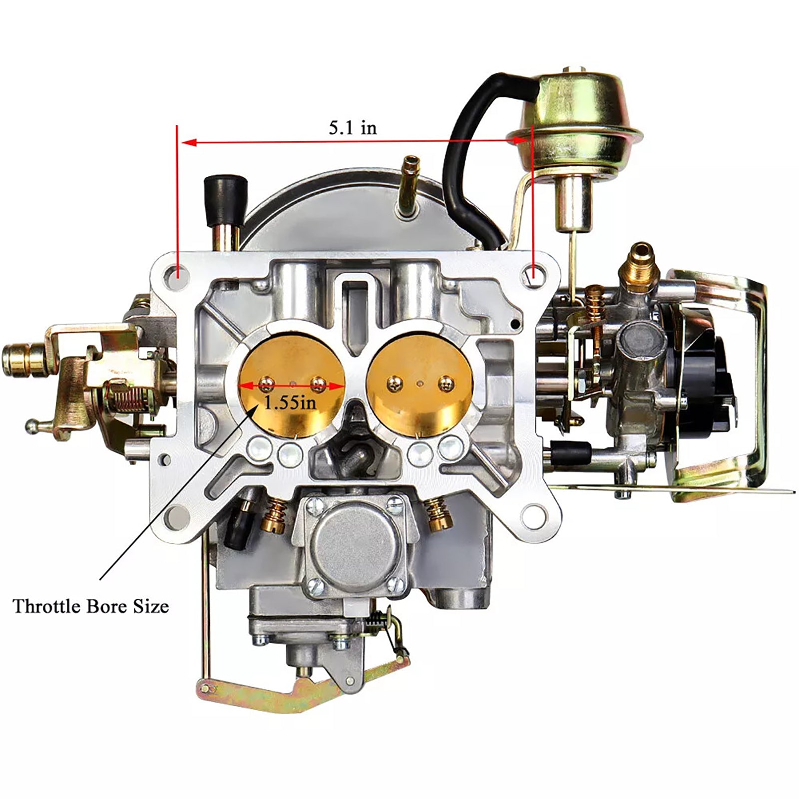 2-Barrel 2100 Carburetor for Ford 302 351 400 Cu Engine and Jeep Applications