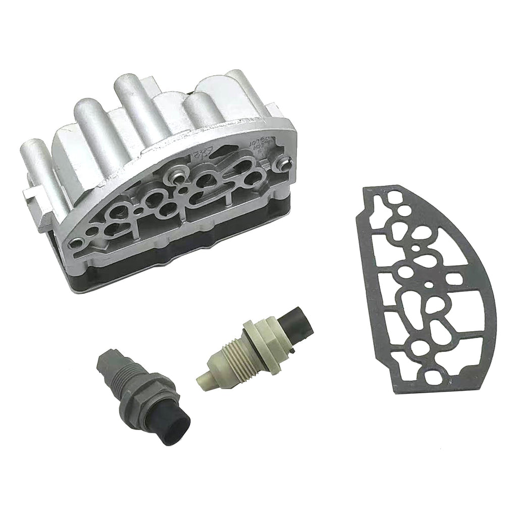 1989 to 2011 Chrysler Town & Country 41TE A604 Input Output Speed Sensors and Shift Solenoid Block Assembly