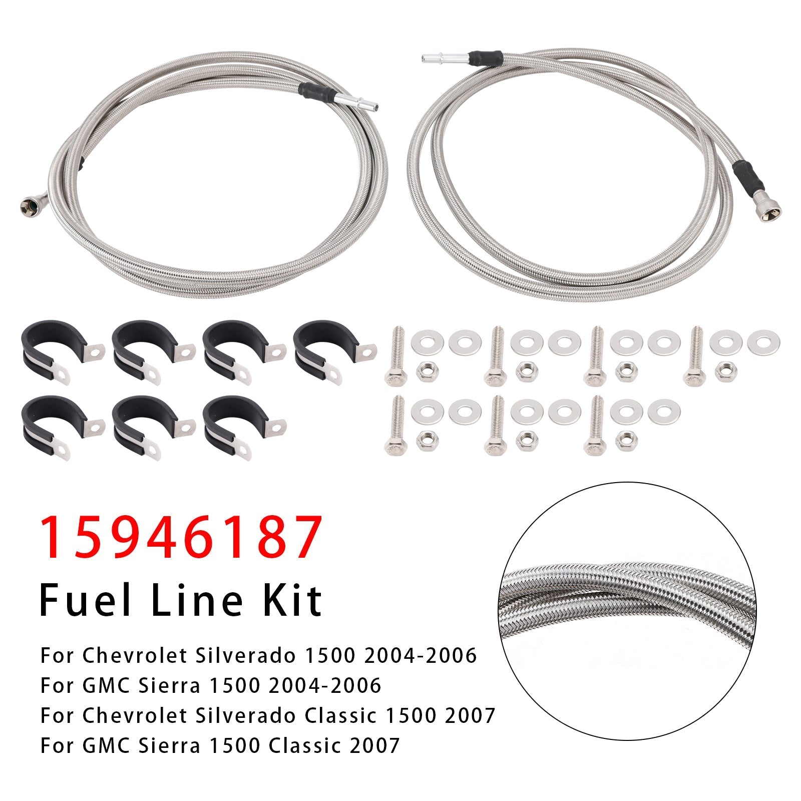 15946187 Fuel Line Kit for 2007 Chevy Silverado Classic 1500 Pickup Truck
